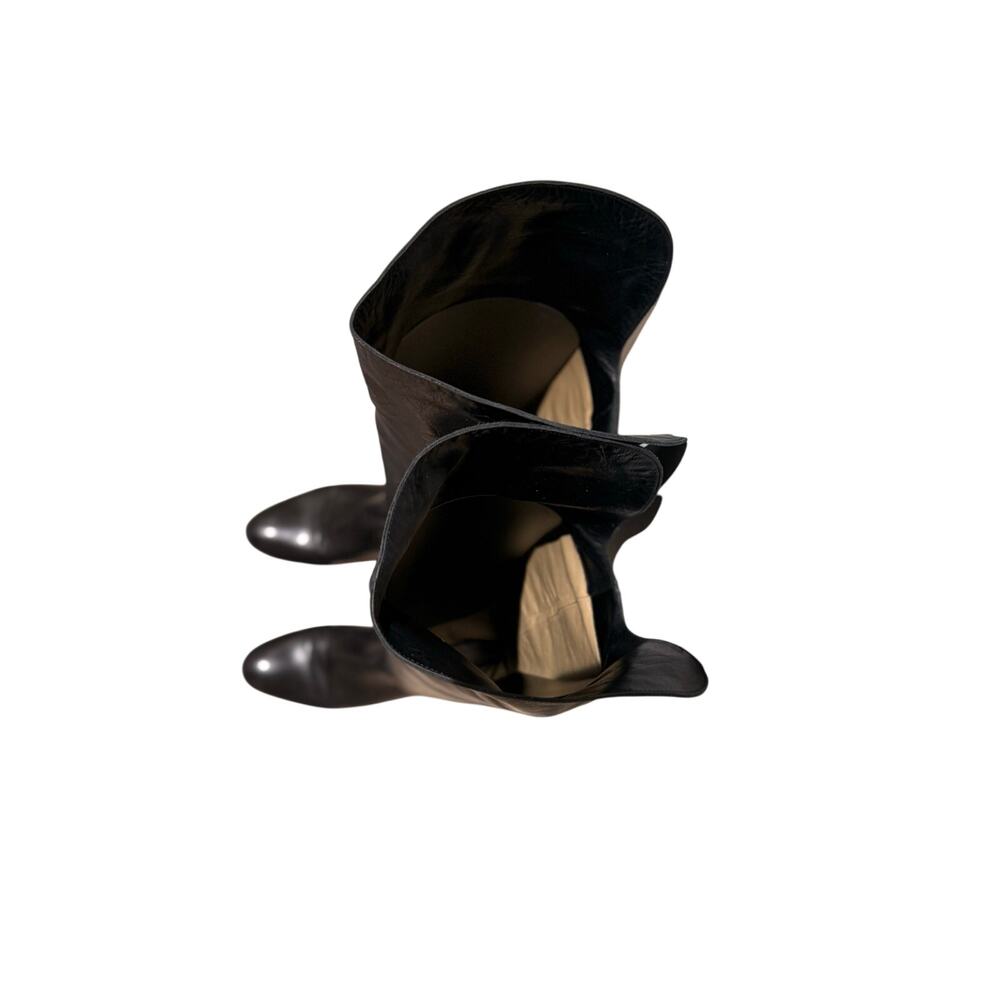 Sartore Paris Black Leather Over-the-Knee Riding Boots 40.5 - Picture 3 of 7